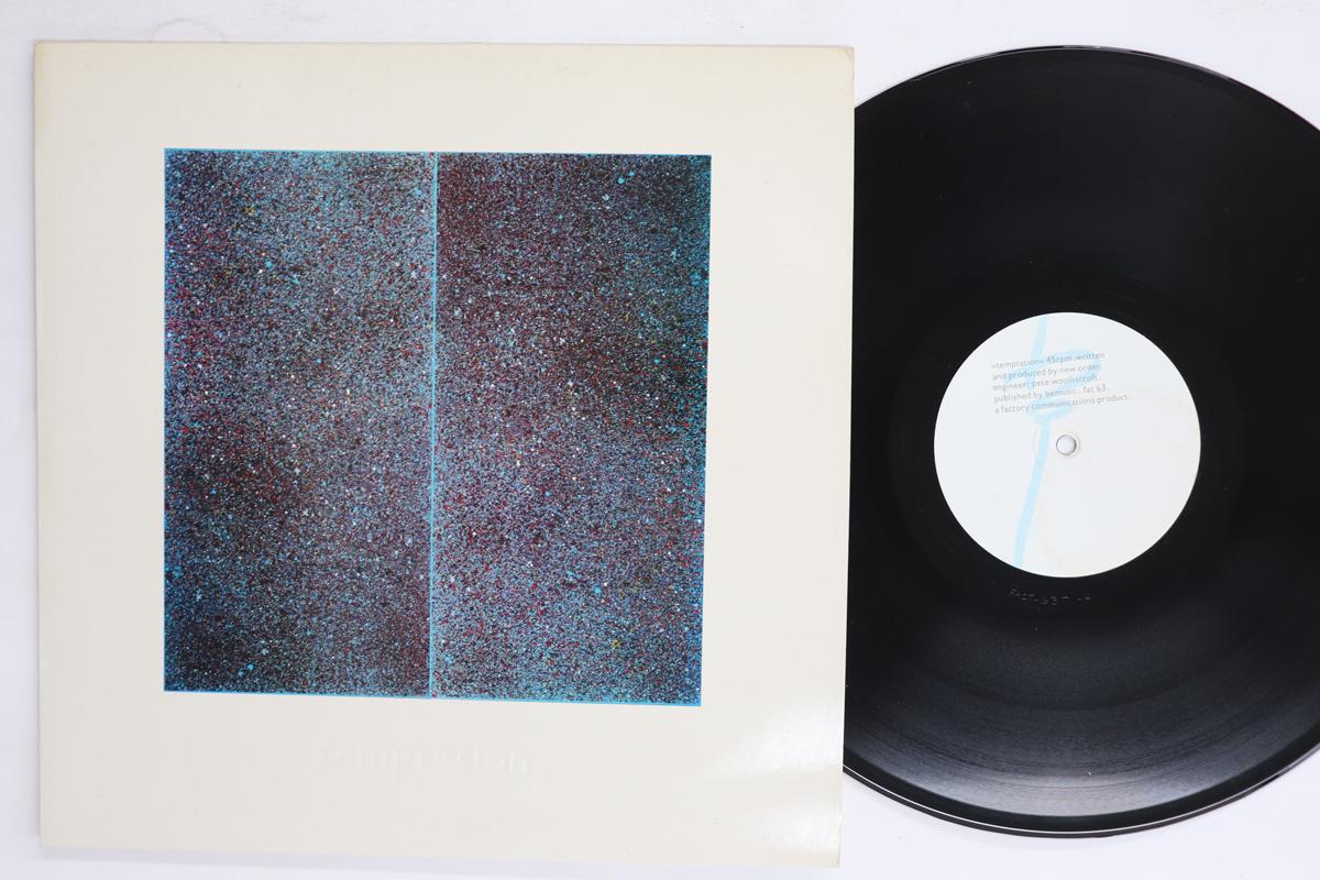 

12inch Record NEW ORDER Temptation Hurt FAC63 FACTORY 1985 UK Rock Used