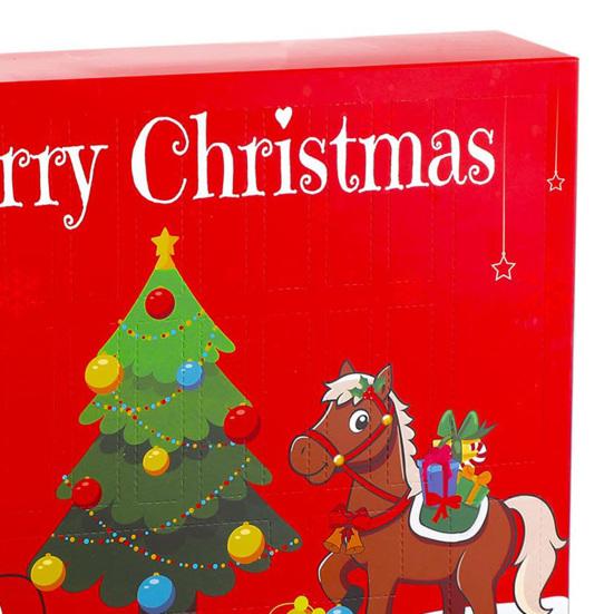 Christmas Advent Calendar 2025 24-Day Countdown Holiday Decoration Horse Farm Animal Play Ornament Set