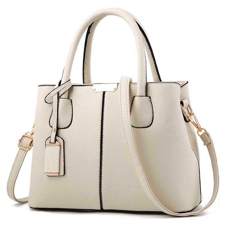 Women's Lychee Pattern Fashion Handbag - European & American Style Crossbody/Shoulder Bag 2025