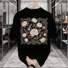 Trendy Floral Pattern T Shirts For Men Summer Fashion Streetwear 3D Printed Hip Hop Tshirts Cool Oversized Breathable Tees Tops