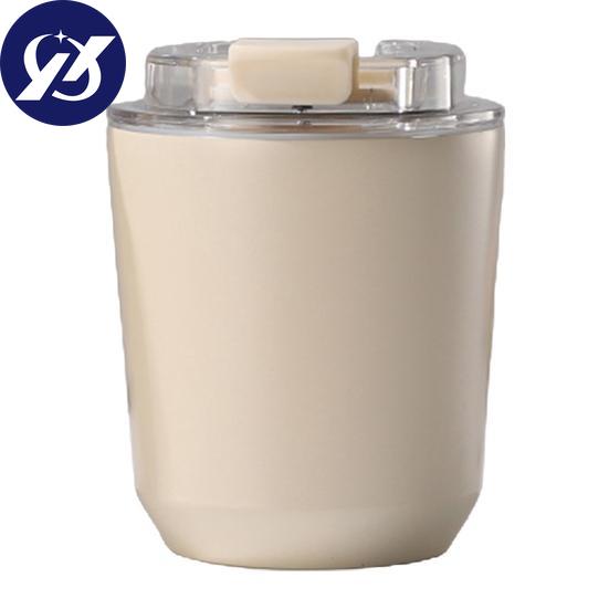 Yousheng Stainless Steel Vacuum Insulation Cup with Silicone Lid Insulated Tumbler Travel Coffee Mug Leak Proof Reusable Double Walled Coffee Tumbler
