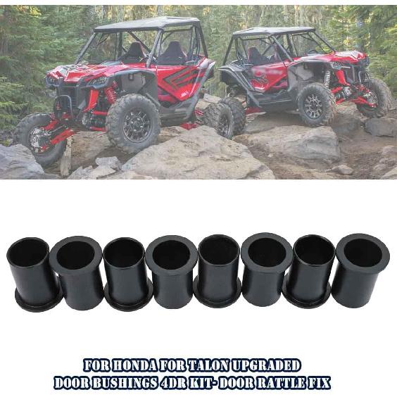 Canitu 8Pcs Upgraded Door Bushings for Honda Talon 2019-2022, 4dr kit Door Rattle Fix Replacement Hinge Liners Spare Auto Parts Seat Bushing Direct