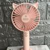 Cute Mini Fan Small Travel Fan Rechargable Cooling Device Lightweight Electric Fan Suitable for Indoor and Outdoor Use