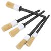 5Pcs Car Detailing Brush Set Car Cleaning Brushes Sponges Towels for Washing Emblems Wheels Interior Auto Accessories