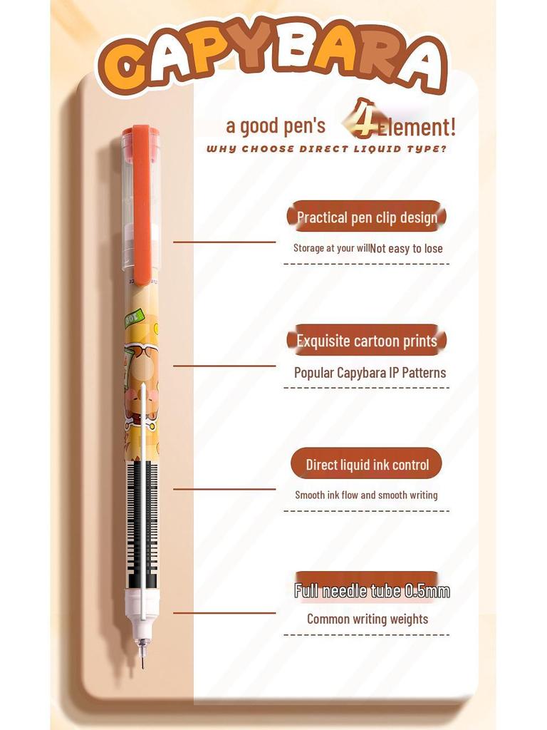 High-Capacity Student Cartoon Gel Pen Set - 30 Pieces