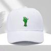 Green Zombie Hand Baseball Cap Polyester Adjustable Printed Cap for Halloween Outdoor Sports