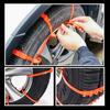 10/20/40 Pcs Car Tire Chain Snow Anti-Skid Tyre Cable Ties Winter Outdoor Snow Tire Tyre Anti Skid Chain Emergency Car Accessony