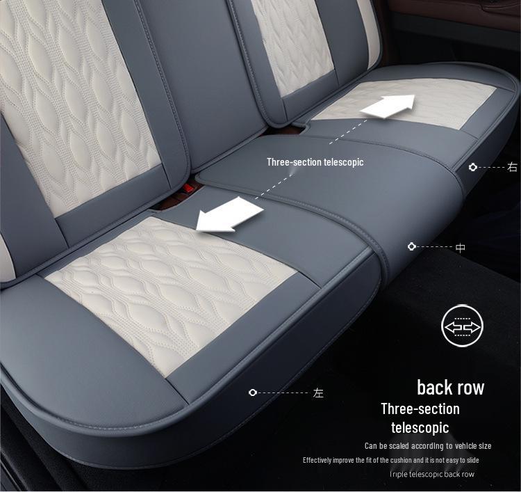 New Seamless Full Leather Universal Car Seat Cushion for All Seasons