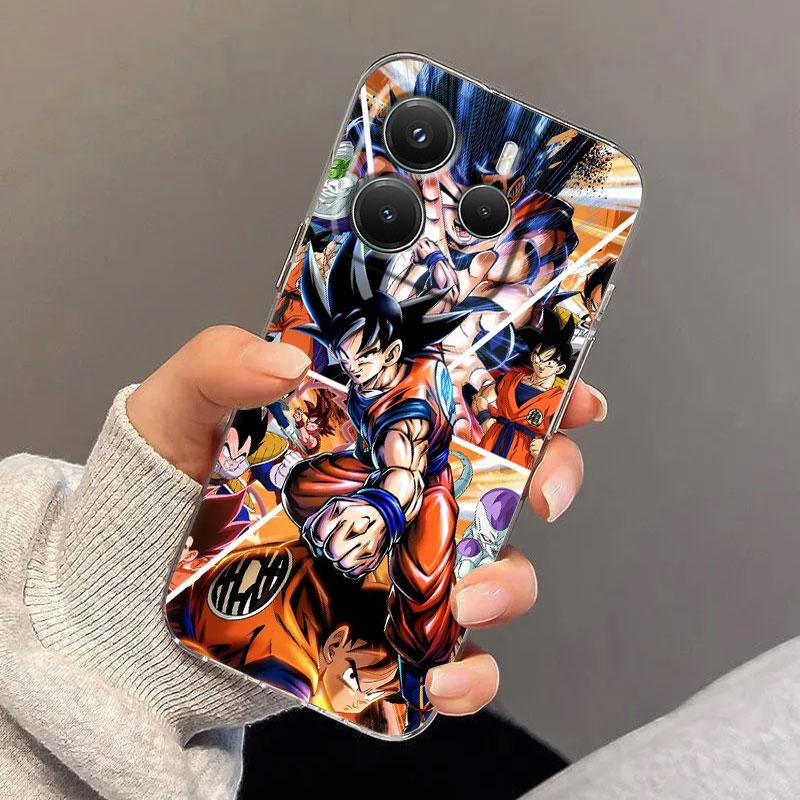 Dragons Ball Son Goku Case For Xiaomi Redmi Note 15 14 13 12 11 10 Pro Plus Cover For Redmi 15C 15 14C 13C 12C Clear Phone Cases