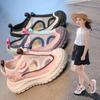 Children Sports Sandals Hollowed-out Kids Sneakers Non-slip Soft Sole 2025 Summer New Boys Girls Fashion Sandals Mesh Breathable