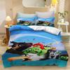 Printed Bedroom Bedding Set Duvet Cover Christmas Gifts Comforte Cartoon With Pillowcase Children's  Suitable and Adults