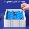 1 Set Magnetic Chess Game Set Fun Party Family Friends Exciting Strategy Game Desktop Toy for Kids Adults