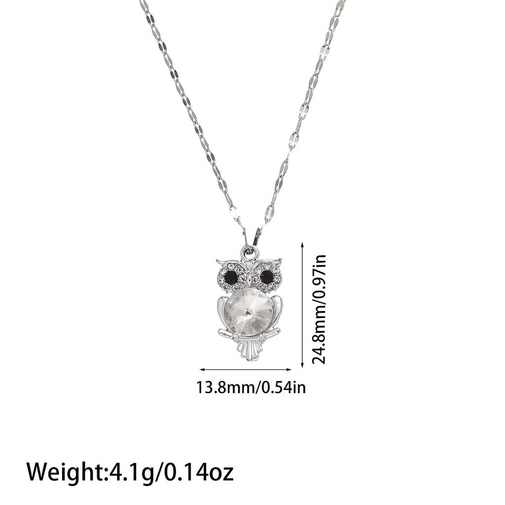 Elegant Titanium Steel Smile Face Pendant Necklace - European & American Design