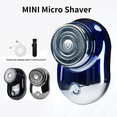 Mini Men's Electric Shaver USB Fast Charging High Range Razor Washable Head Beard Trimmer Portable Travel Boarding Shaving Machine