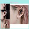 Creative Alloy Star And Moon Earrings With Geometric Design For Women Fashion Accessories