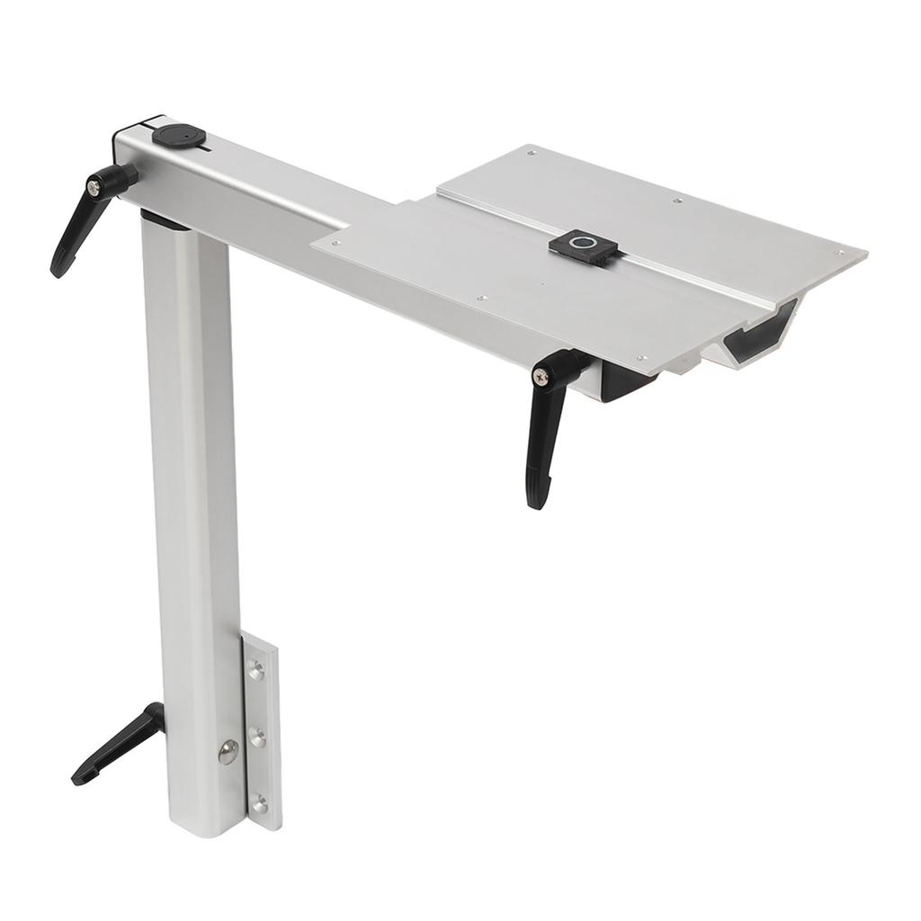 Removable Table Leg 360 Degree Rotation Height Adjustable Aluminum Alloy for Yachts RV Motorhome Silver