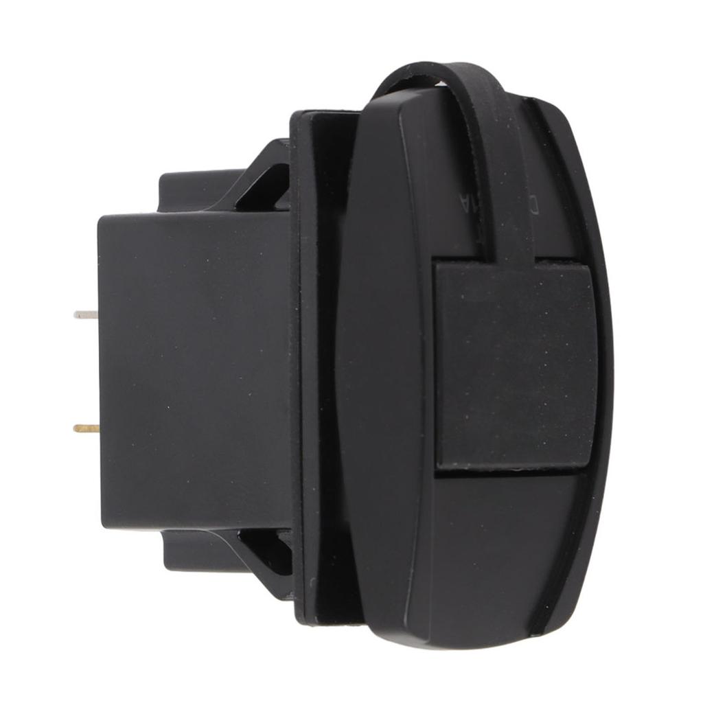 Water Resistant 12 24V 3.1A Dual USB Ports Car Charger Socket Power Adapter with LED Green