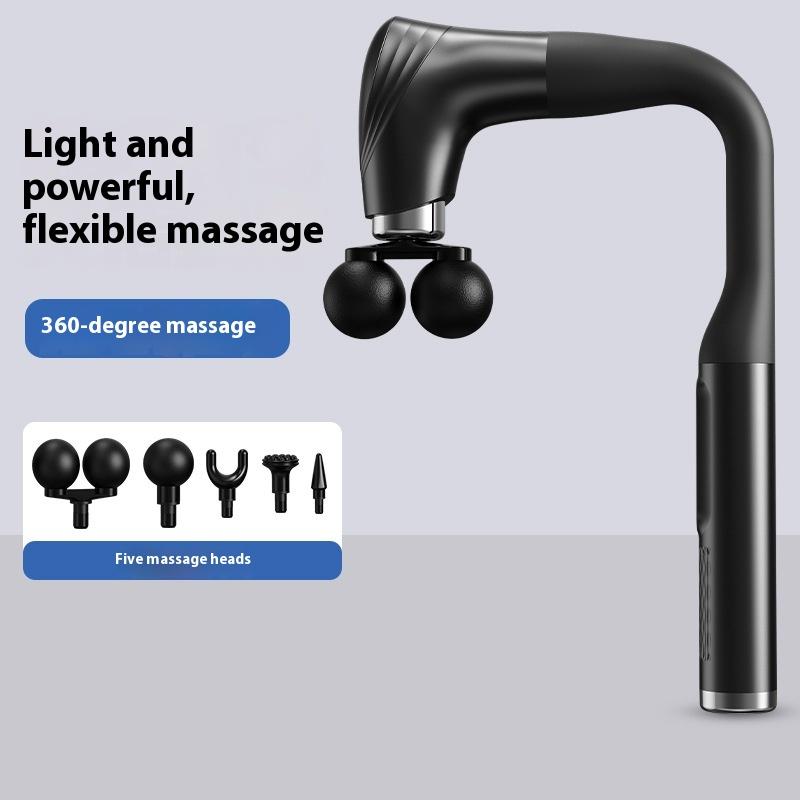 Elbow fascia gun, shoulder, neck, waist and back massage, beating cervical spine massager, new long-handled elbow fascia gun