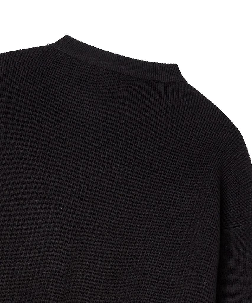 THE GREEN LAB Hazzi Round Oversized Knit [Black]