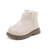 Children's Toddler Shoes with Fleece Ankle Boots Shoes Autumn and Winter Girls Princess Boots