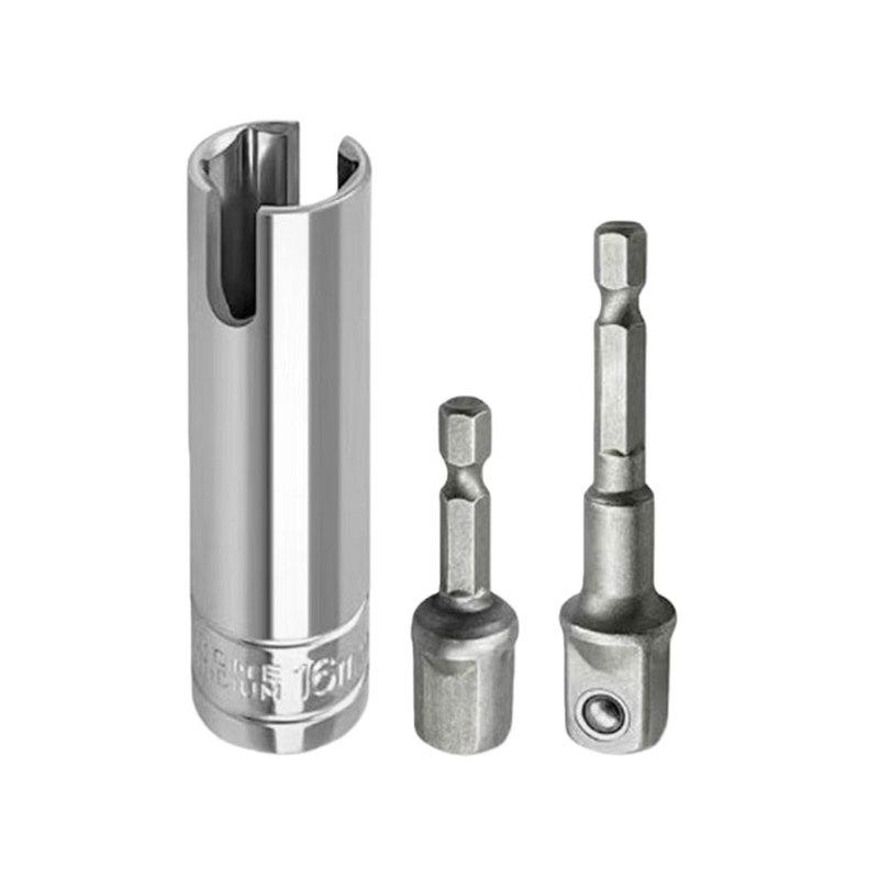 3Pcs Scissor-type Slotted Trailer Drill Bit Adapter For RVs For Pop-up Campers Automotive T-slot Drill Shank Drill Bit Aluminum