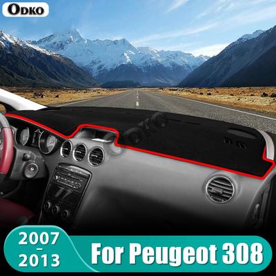 Pro Peugeot 308 SW T7 308 GTI 2007 2008 2009 2010 2011 2012 2013 Kryt palubní desky auta Rohožka Stínítko Protiskluzová podložka Příslušenství