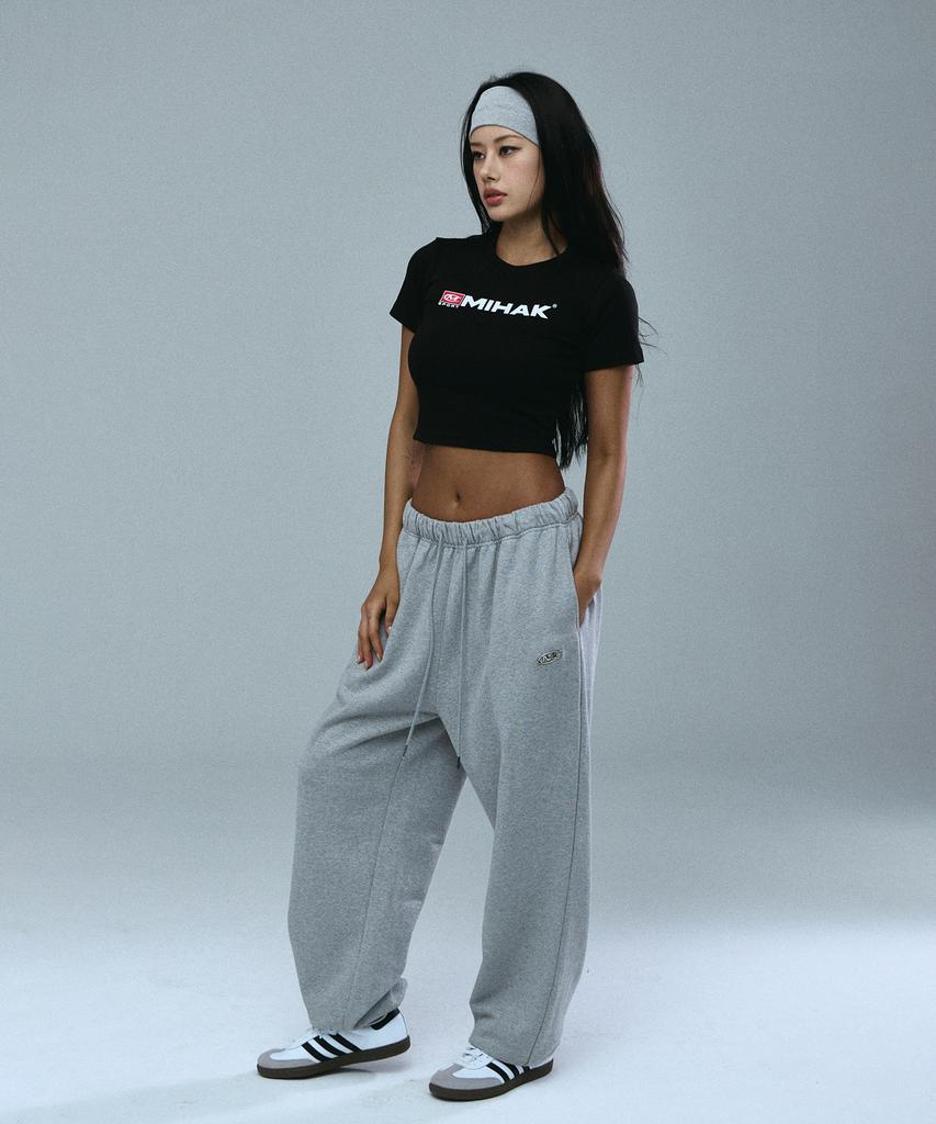 Mihag Metal Logo Jogger Pants (Gray)