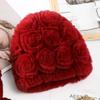 Rex Rabbit Hair Hat Female Autumn Winter Middle-aged and Elderly Mother Thickened Warm Fashion Grandmother Old Lady Mother-in-law Fur Hat