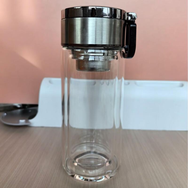 Shangqi Double-Layer Glass Tea Tumbler