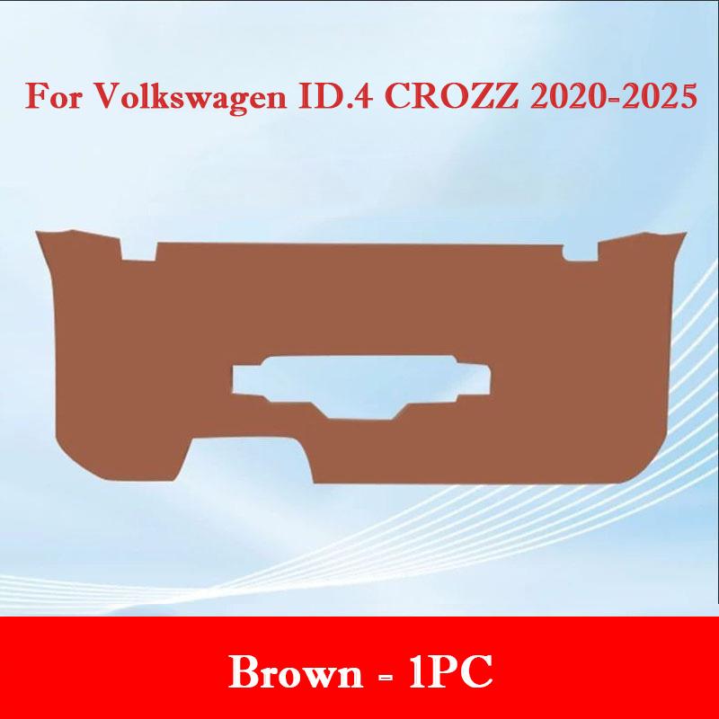 For Volkswagen ID.4 X CROZZ 2020-2026 Car Trunk Door Anti Kick Pad Tailgate Protective Sticker Cargo Liner Interior Accessories