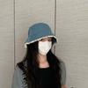 Big Brimmed Lace Fisherman Hat Y2K Panama Hat Fashion Denim Bucket Hat  Lady