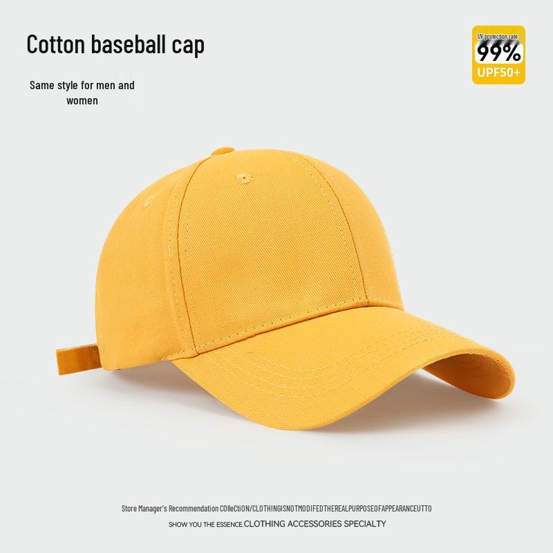 Japanese Style Women's Solid Color Baseball Cap with Adjustable Fit for Spring and Autumn