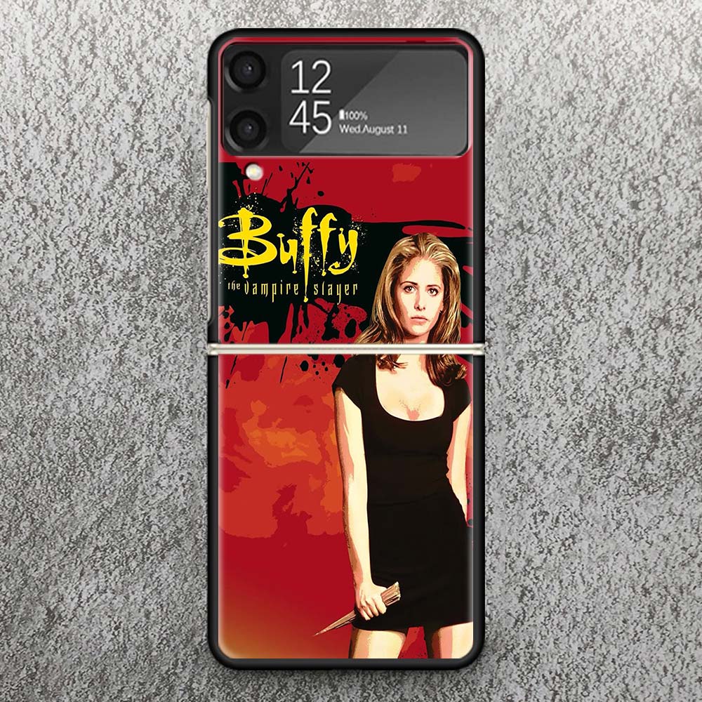 Buffy the Vampire Slayer Zflip7 Zflip6 Zflip5 Phone Case For Samsung Z Flip 7 6 4 5 3 Flip4 Flip5 Flip6 5G Cover Shell Fundas