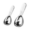 304 Stainless Steel Coffee Scoop 15ml 30ml Coffee Measuring Scoop Short Handle Tablespoon for Coffee Tea Sugar
