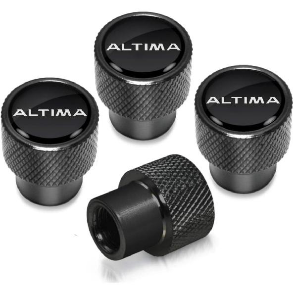 Metal Tire Valve Stem Cap Covers Rogue Emblem Air Valve Cap Set Dust Proof Leak-Proof Air Cover Compatible with Nissan Rogue Accessories (R) A