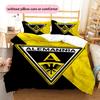 Alemannia Aachen Pattern Bedding Home Decoration Birthday Gift ( 1 duvet cover + 2 pillowcase, without core),fan merchandise.