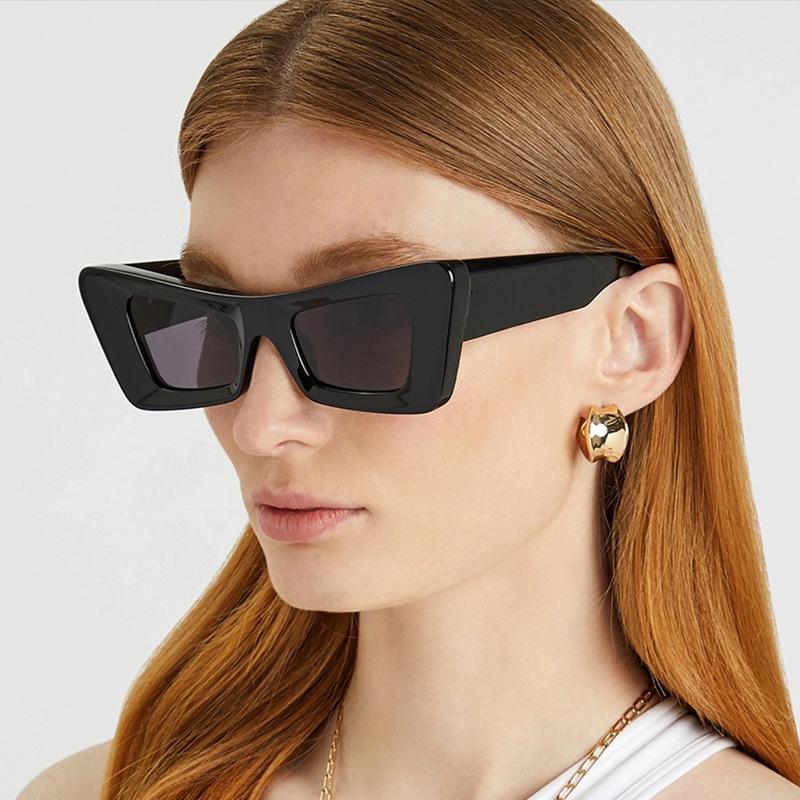 New Cat Eye Sunglasses Women Vintage Square Designer Luxury UV400 Sun Glasses Female Fashion Shades Eyewear