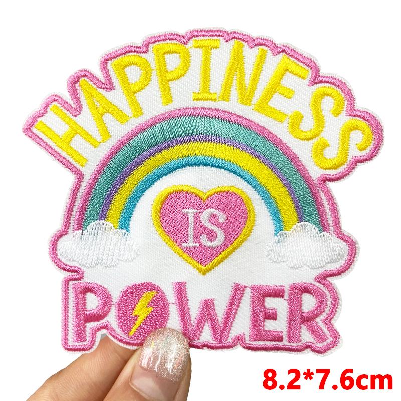 Jackets Diy Cartoon Patch Letter Embroidery Patch Iron On Patches For Clothing Thermoadhesive Patches On Clothes Sew Stickers