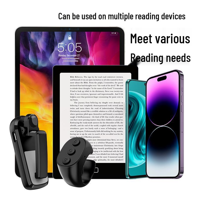 2025 Bestseller: Smart Wireless Page Turner for Kindle and Multiple Readers, Ideal for Diverse Reading Needs