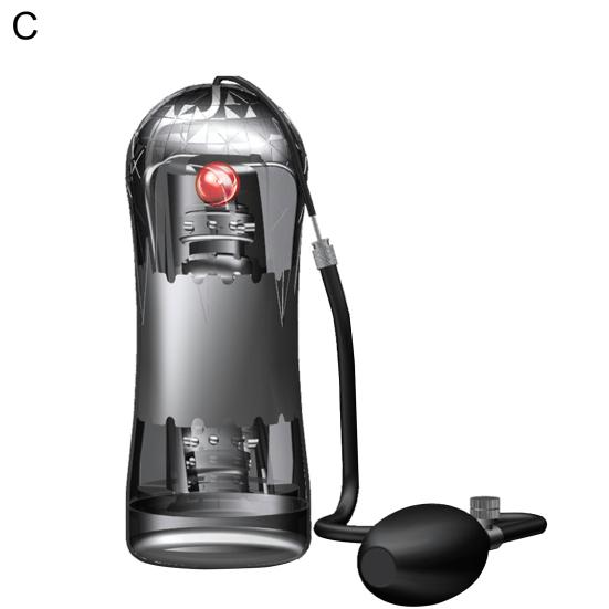 Männlicher USB wiederaufladbarer elektrischer Masturbator Penistrainer Vakuumpumpe Vibrator