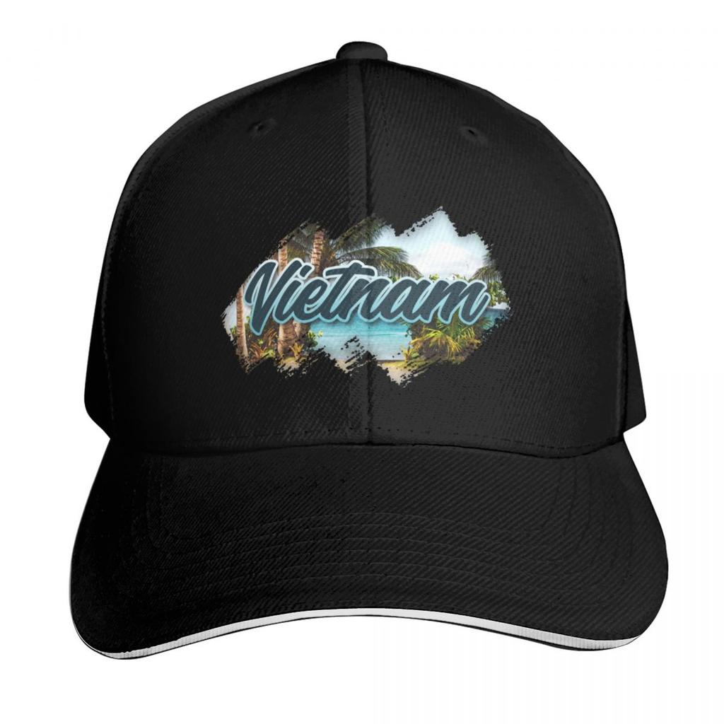 Vietnam honeymoon tripHoliday gifts Baseball Cap Ball Cap Snap Back Hat Beach Outing Christmas Hat Women Unisexs