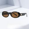 Retro Oval Sunglasses for Women Men Luxury  Designer Vintage Punk Outdoor Sun Glasses Driving Cycling Shades UV400 Oculos
