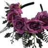 Vintage Artificial Flower Headband Simulated Crown Hair Hoop  for Gift Hair Accessories