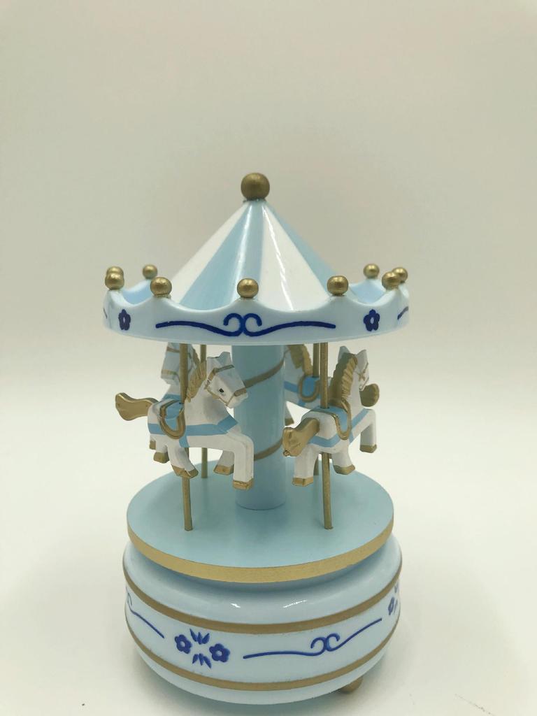 Music Box Carousel Birthday Cake & Christmas Decoration Gift
