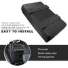 Car Center Console Armrest Pillow, Waterproof Leather Armrest Cushion with Cup Holder & Phone Holder, Memory Foam Arm Rest Box Cover Protector with