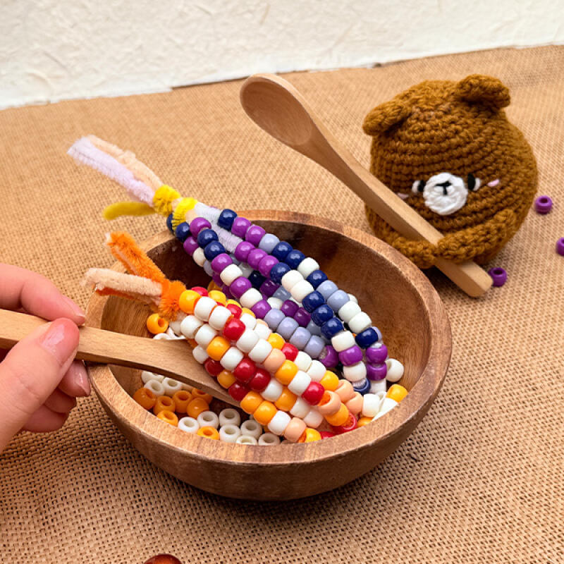 Make a Gem Bead Corn Keychain (Choose 1 of 2)