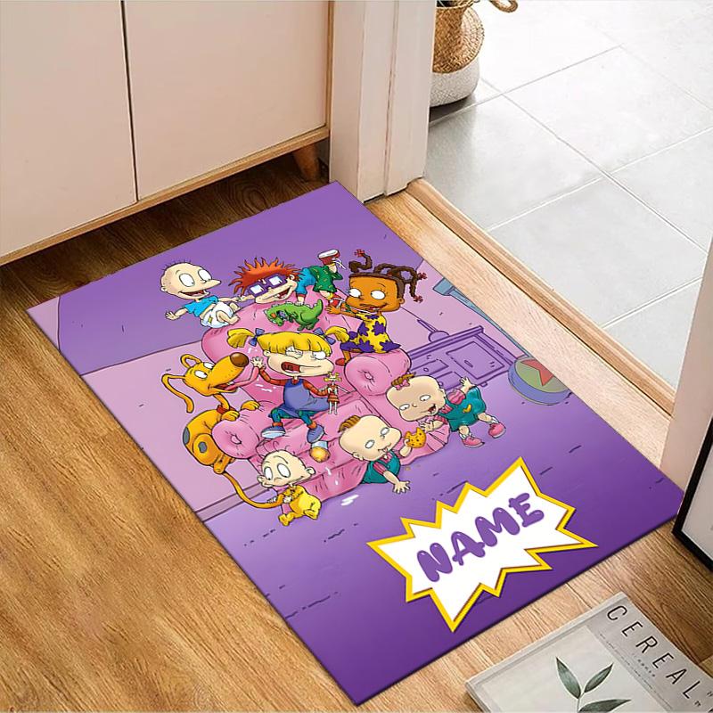 Custom Name Adventure Playroom Rug-rats Rug Game Carpet, Floor Mat for Bedroom Living Room Entryway Rug, Home Decor Idea Gift for Christmas birthday