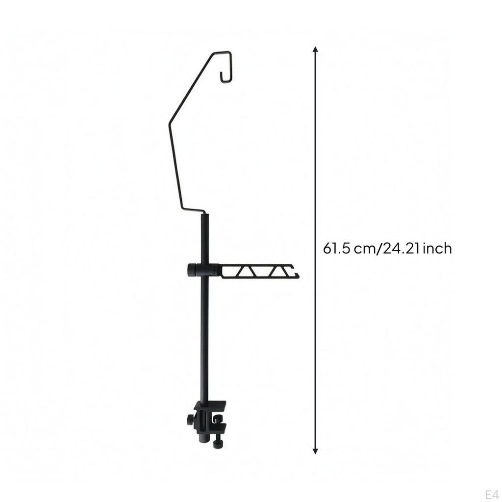 Portable Camping Lamp Stand Lightweight Hanging Hook for Campers