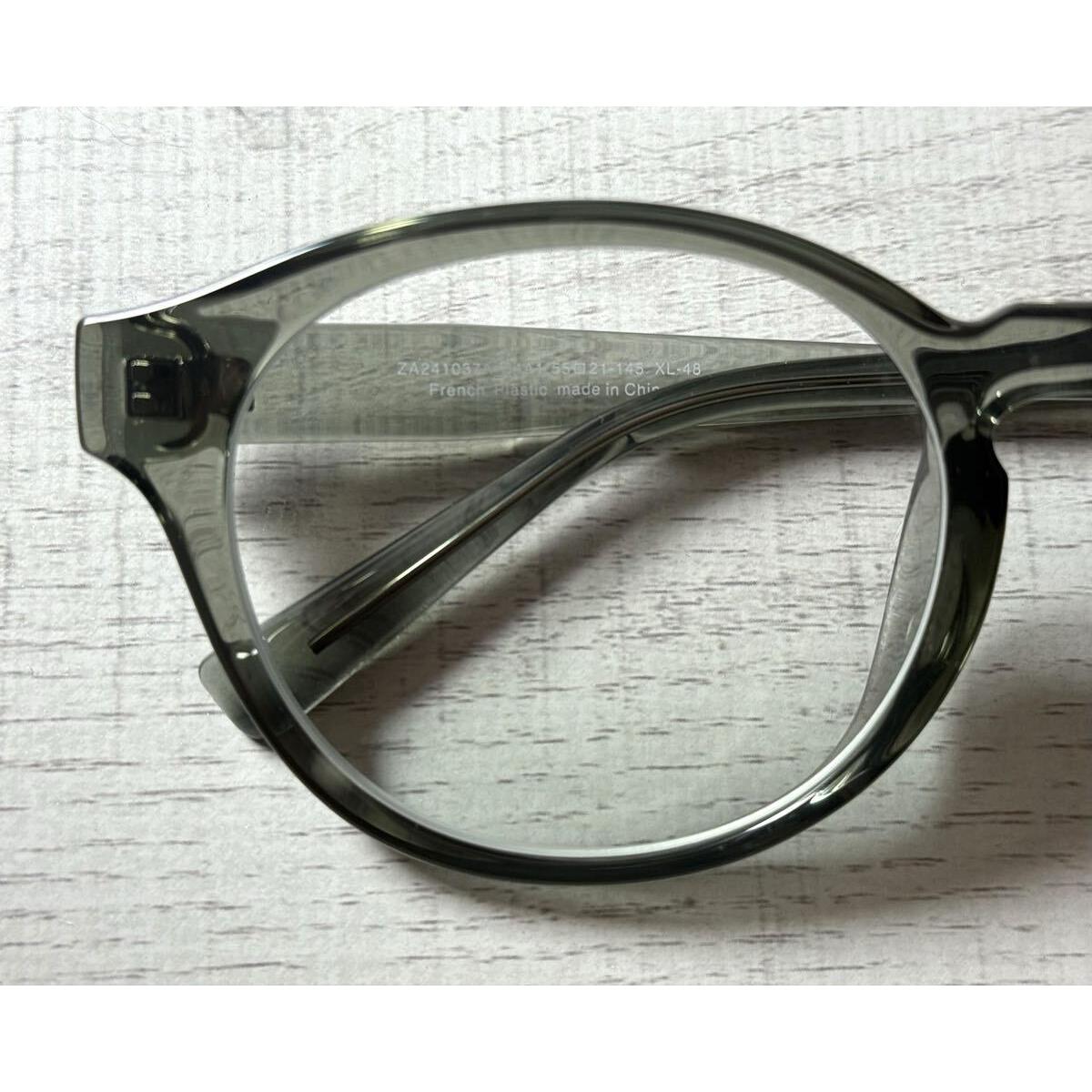 Used Good Condition Zoff ZA241037A_64A1 Clear Frame Prescription Glasses