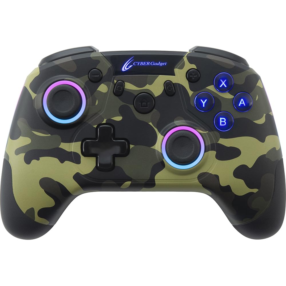 

CYBER Gaming Controller HG Wireless Type Camouflage Green (for SWITCH)